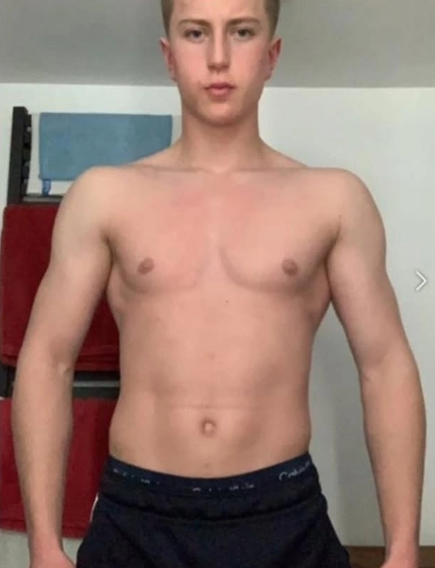 MFF client before and after — 28lb weight loss