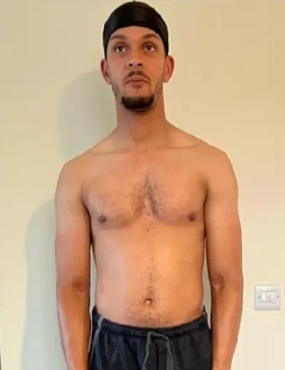 MFF client before and after online coaching transformation